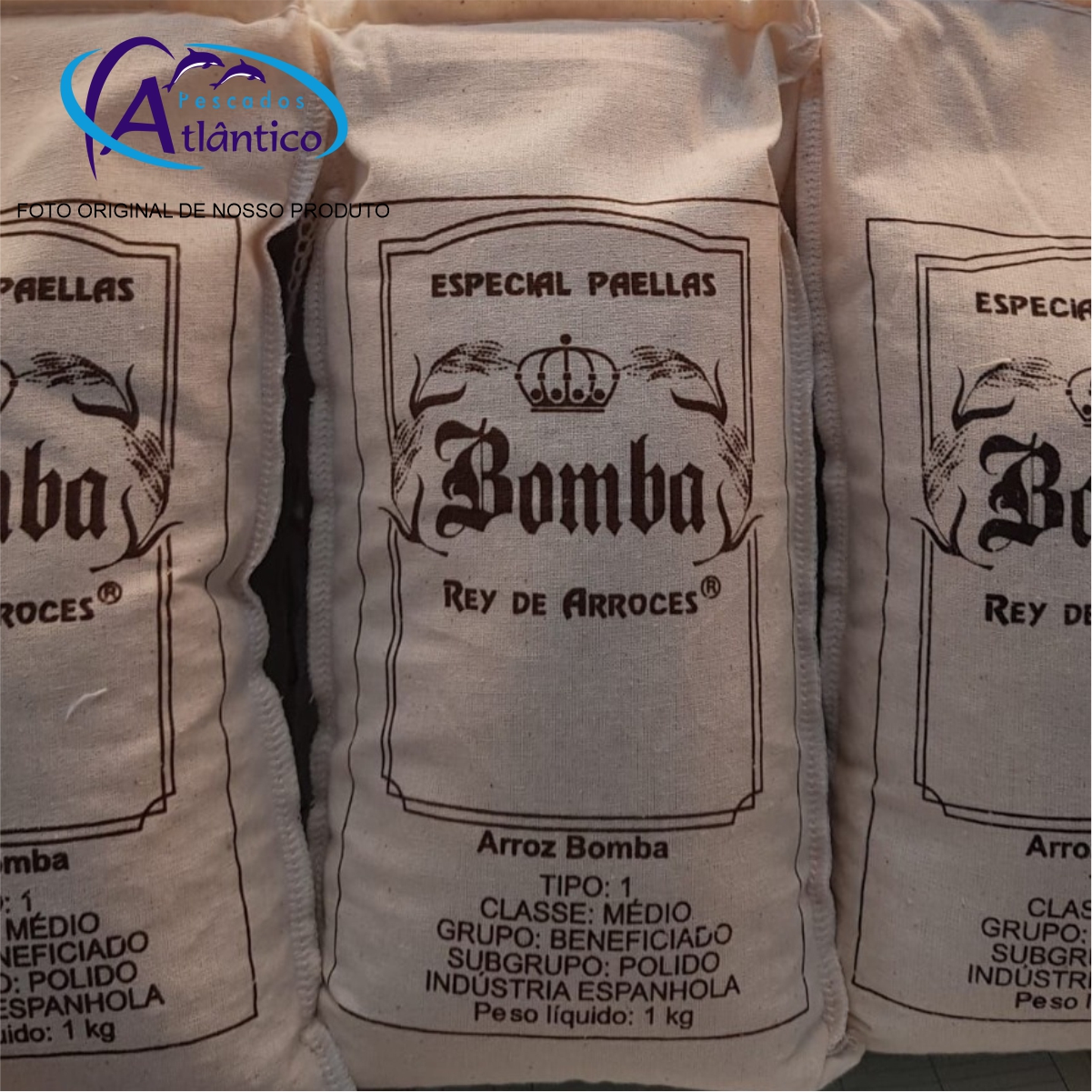 ARROZ BOMBA (ESPECIAL PARA PAELLA) 1KG